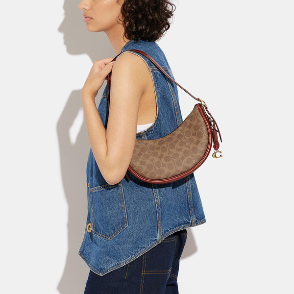 Luna Shoulder Bag In Signature Canvas