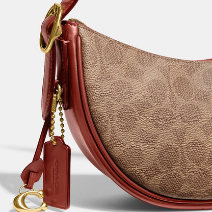 Luna Shoulder Bag In Signature Canvas - COACH Saudi Arabia Official Site