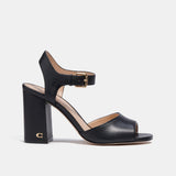 cc806-Marla Leather Sandal-Black