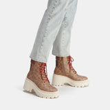 Ainsley Bootie In Signature Canvas - COACH Saudi Arabia Official Site