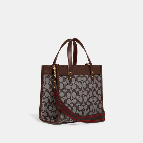 Field Tote 22 In Signature Jacquard