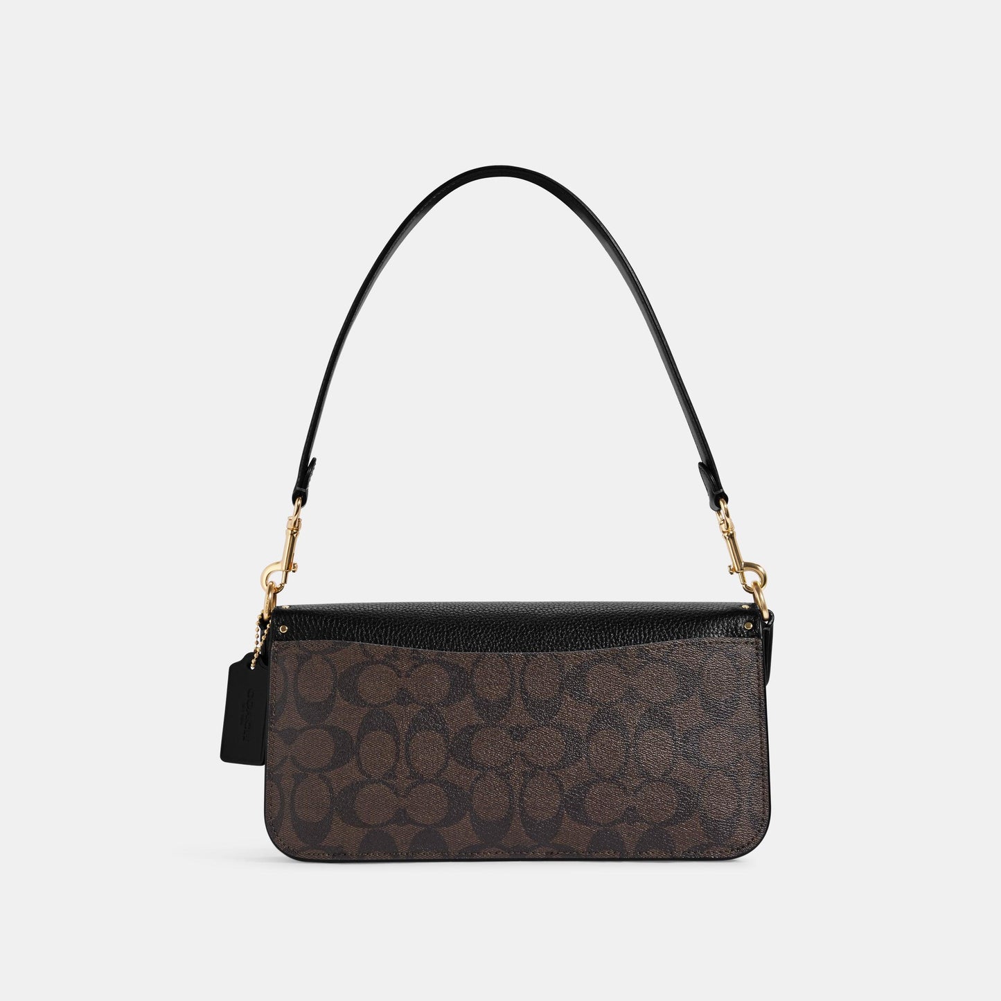 Morgan Shoulder Bag In Colorblock Signature Canvas With Rivets-CE563-Im/Brown Black Multi