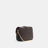 Gemma Crossbody In Signature Canvas With Jeweled Buckle - COACH Saudi Arabia Official Site