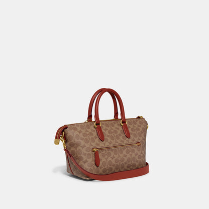 Cara Satchel In Signature Canvas - COACH Saudi Arabia Official Site