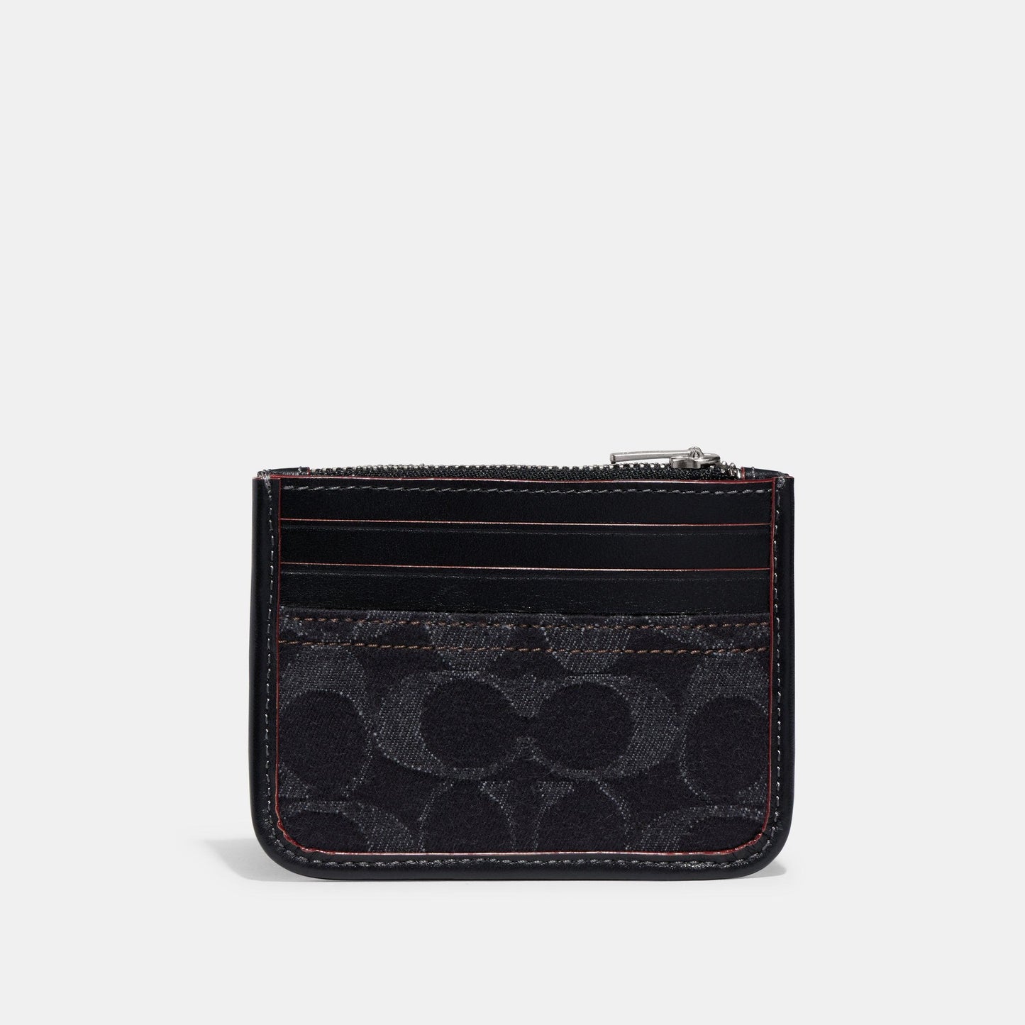 Zip Card Case In Signature Denim - COACH Saudi Arabia Official Site