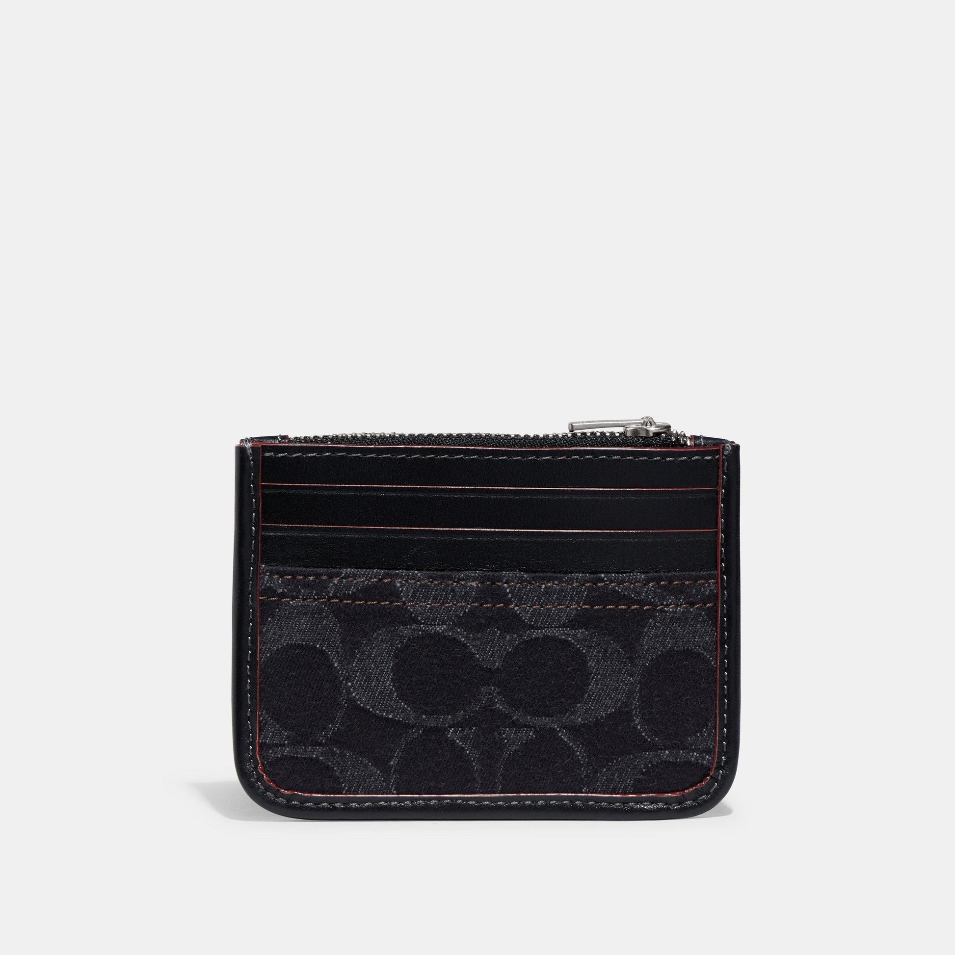 Zip Card Case In Signature Denim - COACH Saudi Arabia Official Site