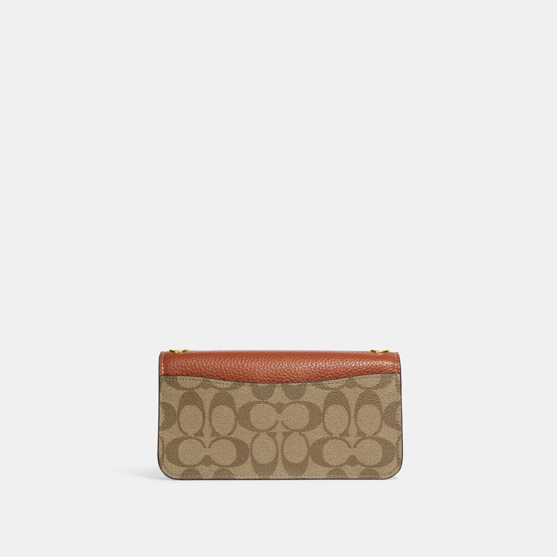 CF475-Morgan Crossbody In Colorblock Signature Canvas-Im/Khaki Multi
