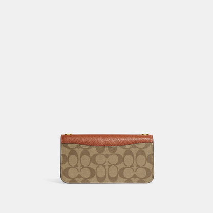 CF475-Morgan Crossbody In Colorblock Signature Canvas-Im/Khaki Multi