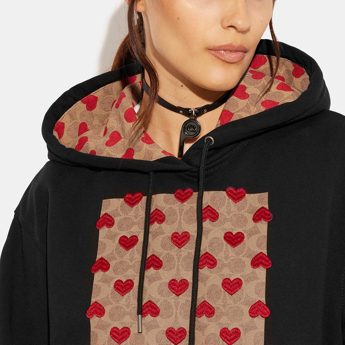 Signature Heart Hoodie - COACH Saudi Arabia Official Site