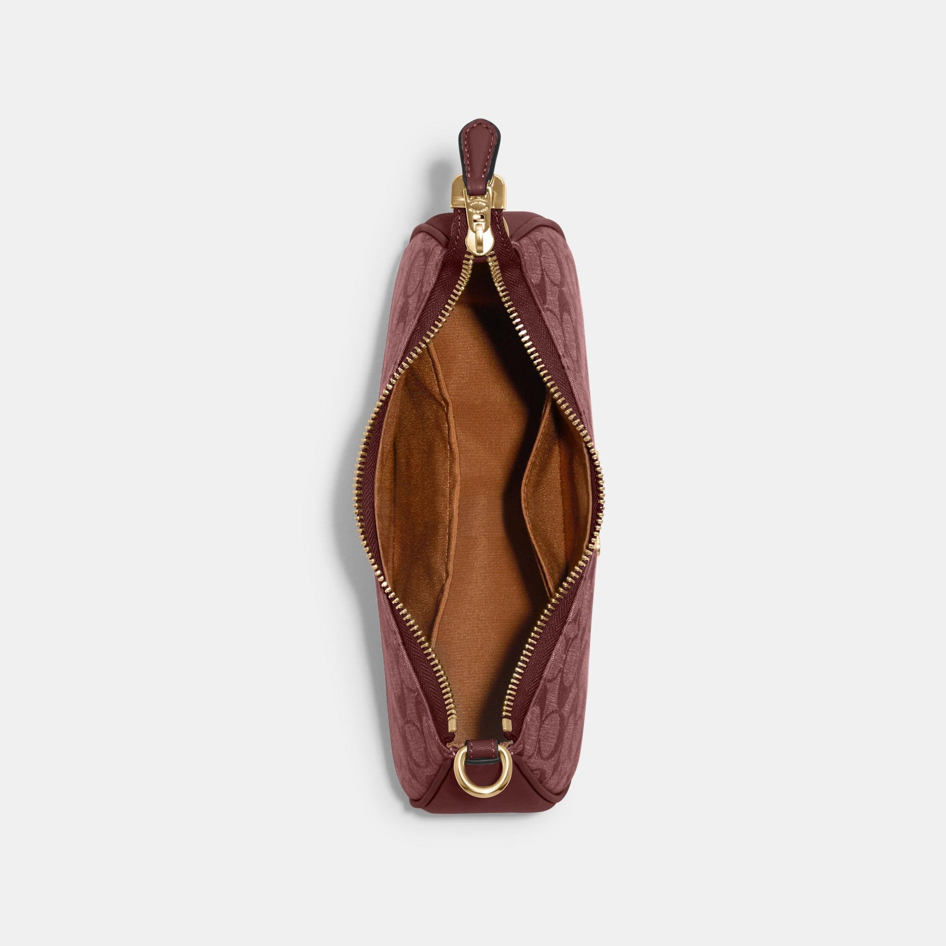 CH139-Teri Shoulder Bag In Signature Chambray-Im/Wine Multi