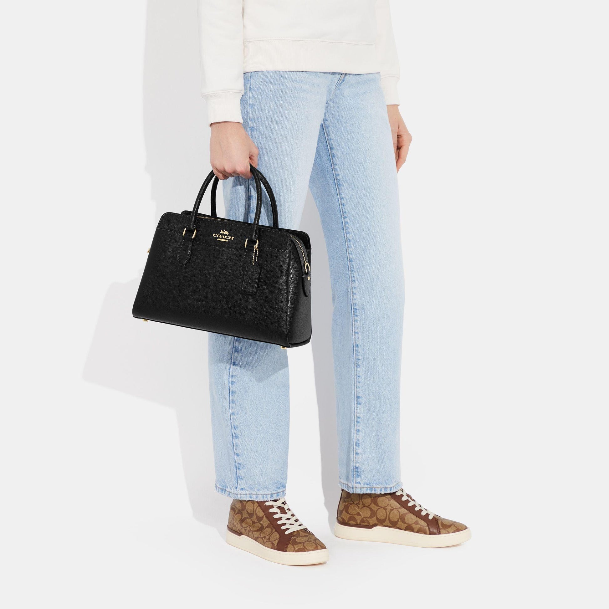 CH172-Darcie Carryall-IM/Black