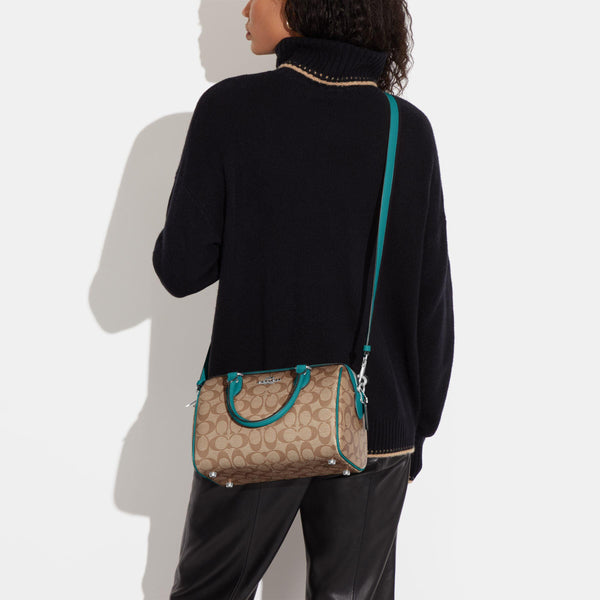 Rowan Satchel In Signature Canvas