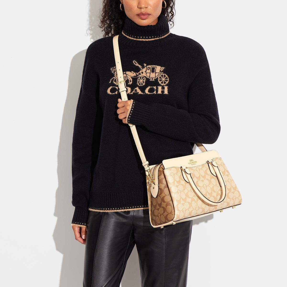 Darcie Carryall In Blocked Signature Canvas-CH286-Im/Light Khaki Multi