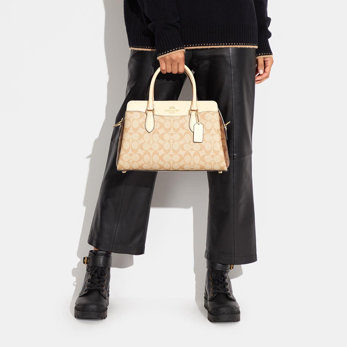 Darcie Carryall In Blocked Signature Canvas-CH286-Im/Light Khaki Multi