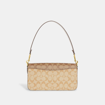 Morgan Shoulder Bag In Blocked Signature Canvas-CH506-Im/Light Khaki Multi