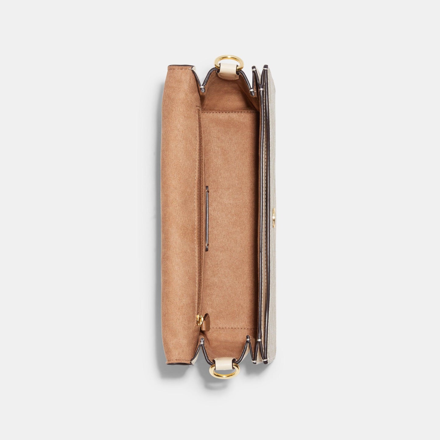 Morgan Shoulder Bag In Blocked Signature Canvas-CH506-Im/Light Khaki Multi