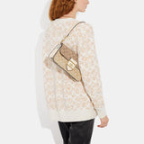 Morgan Shoulder Bag In Blocked Signature Canvas-CH506-Im/Light Khaki Multi