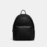 CH762-Charter Backpack 24 In Signature Leather-Black