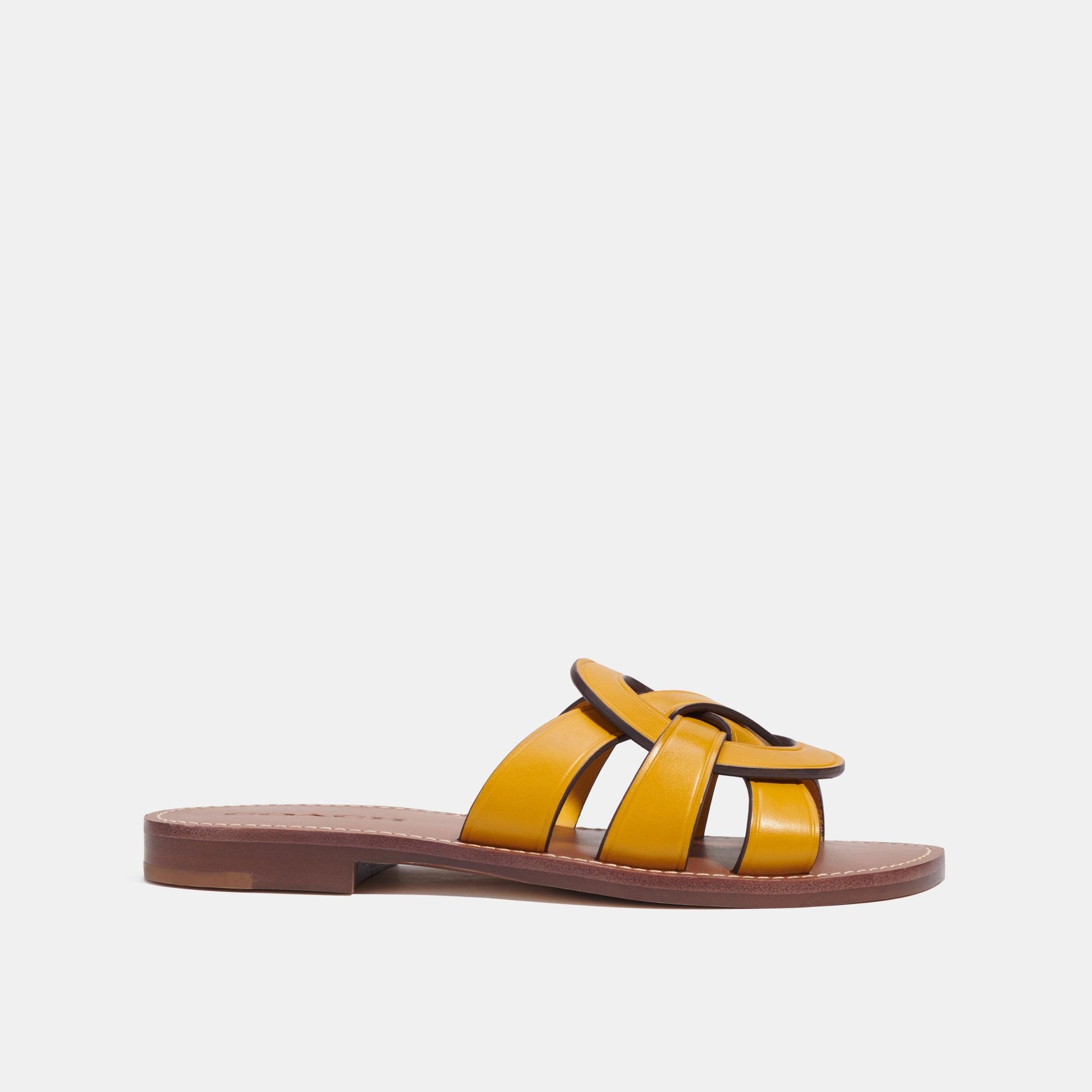 CI222-Issa Sandal-Yellow Gold