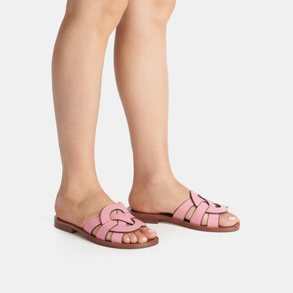 CI222-Issa Sandal-Flower Pink