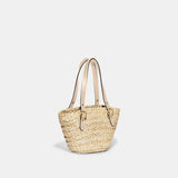 CJ638-Structured Tote 16-B4/NATURAL/IVORY
