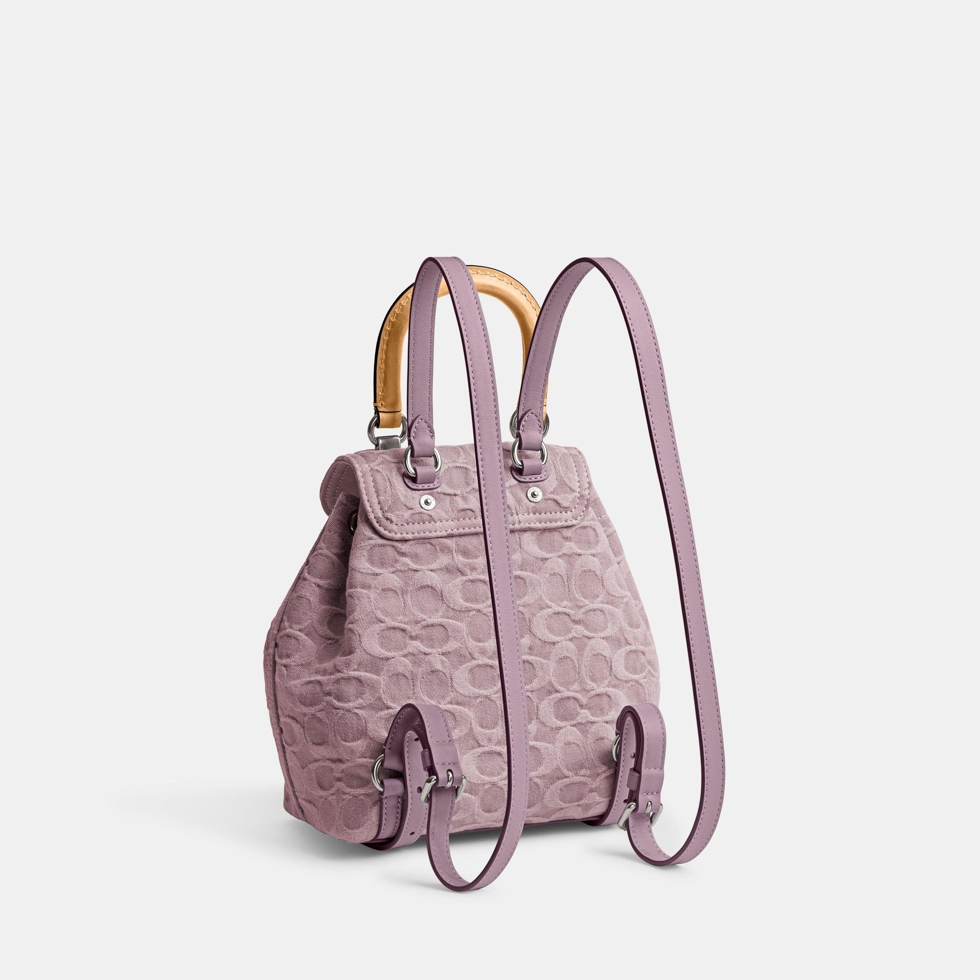 Riya Backpack 21 In Signature Denim-CJ833-Lh/Pale Purple