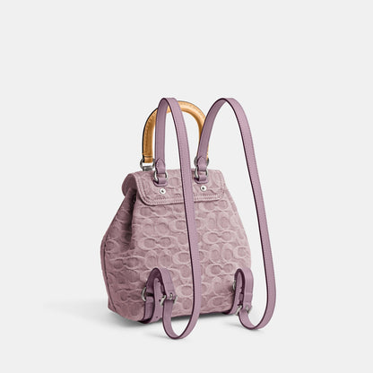 Riya Backpack 21 In Signature Denim-CJ833-Lh/Pale Purple