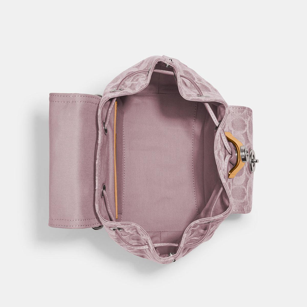 Riya Backpack 21 In Signature Denim-CJ833-Lh/Pale Purple