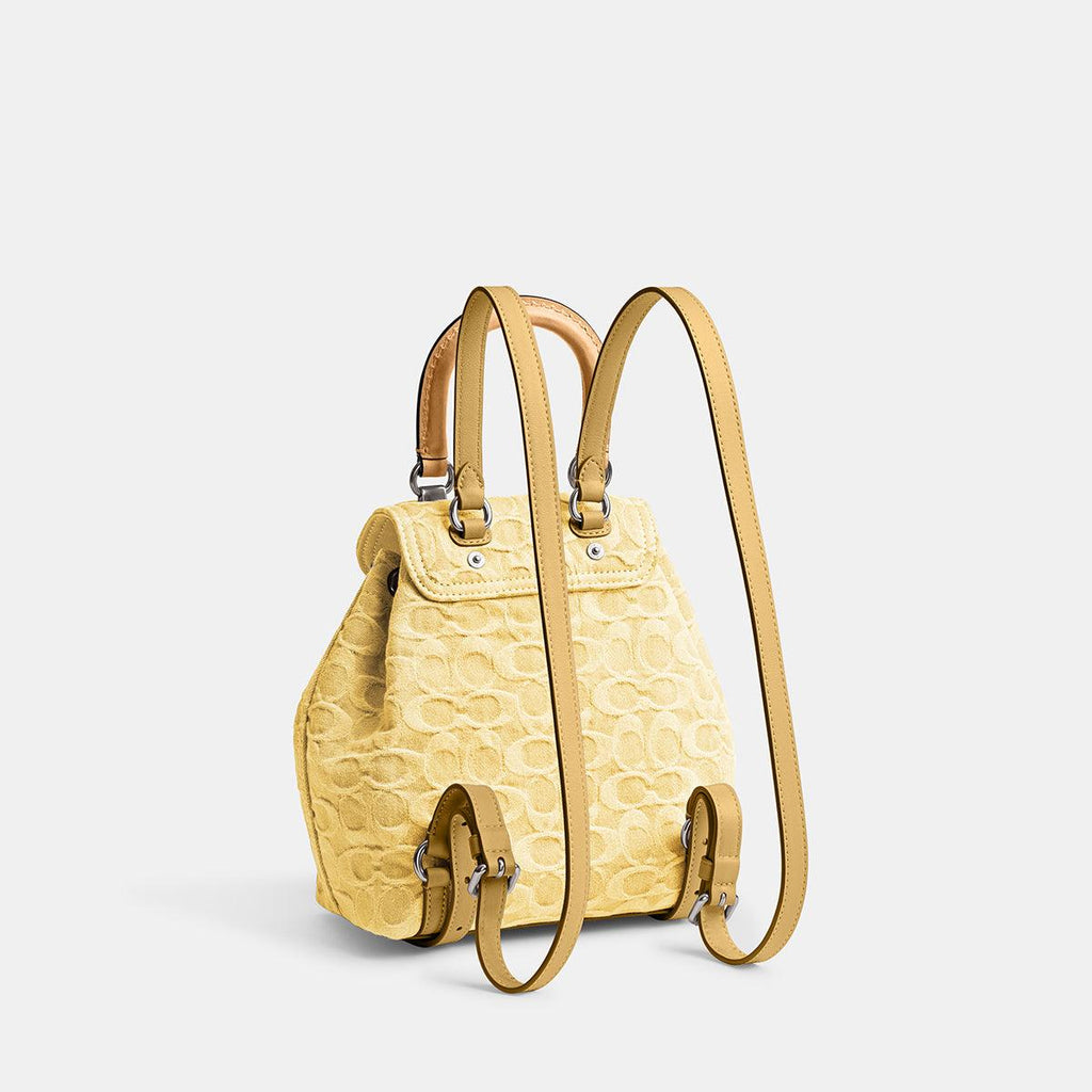 Riya Backpack 21 In Signature Denim-CJ833-Lh/Pale Yellow