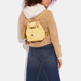 Riya Backpack 21 In Signature Denim-CJ833-Lh/Pale Yellow