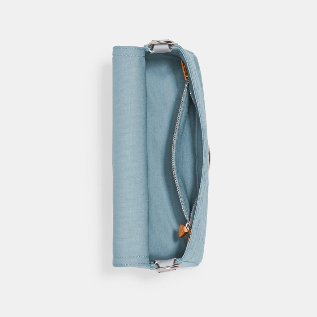 Soft Tabby Shoulder Bag In Signature Denim-CJ854-Lh/Pale Blue