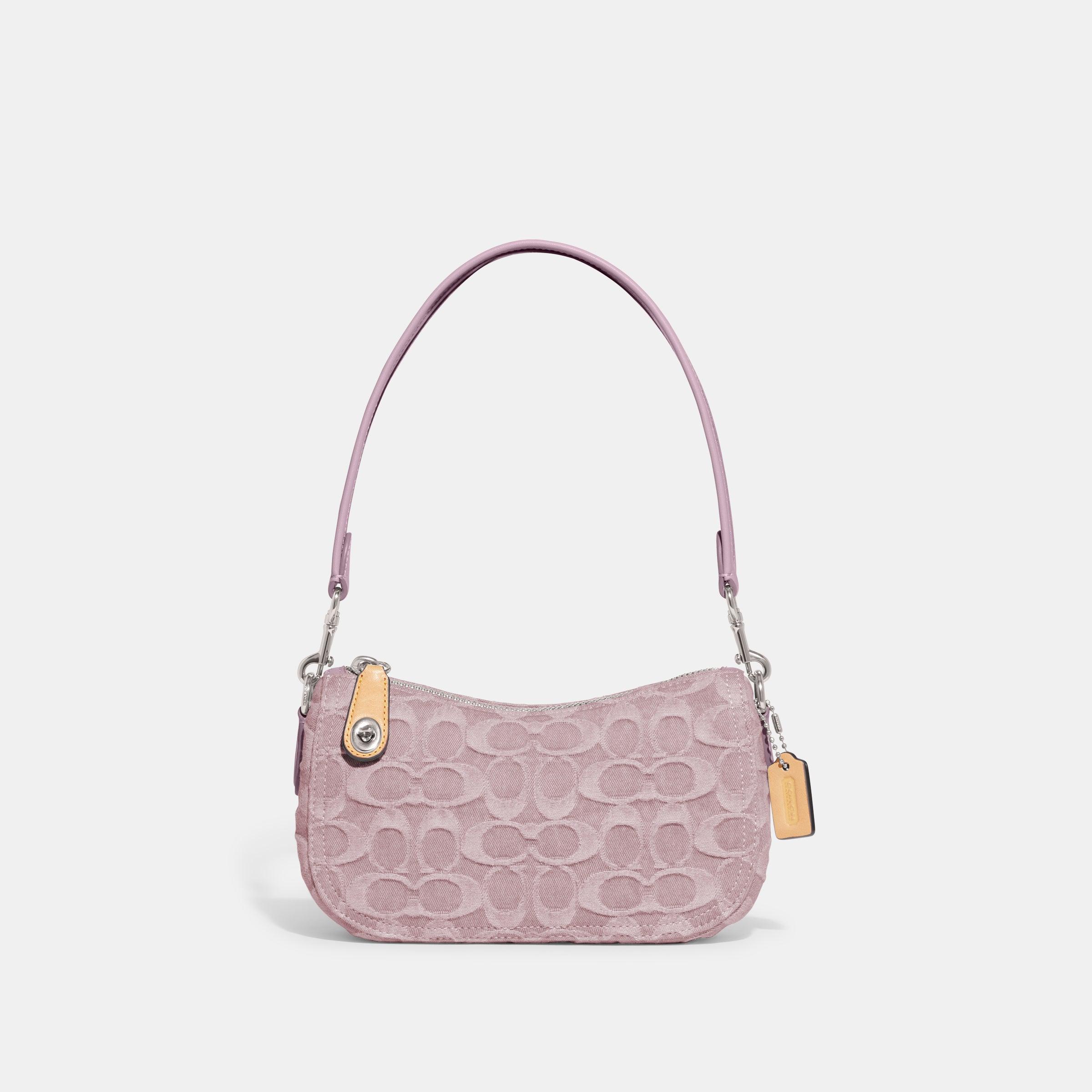 Coach pink baguette bag Clearance
