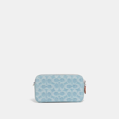 Kira Crossbody In Signature Denim-CK010-Lh/Pale Blue