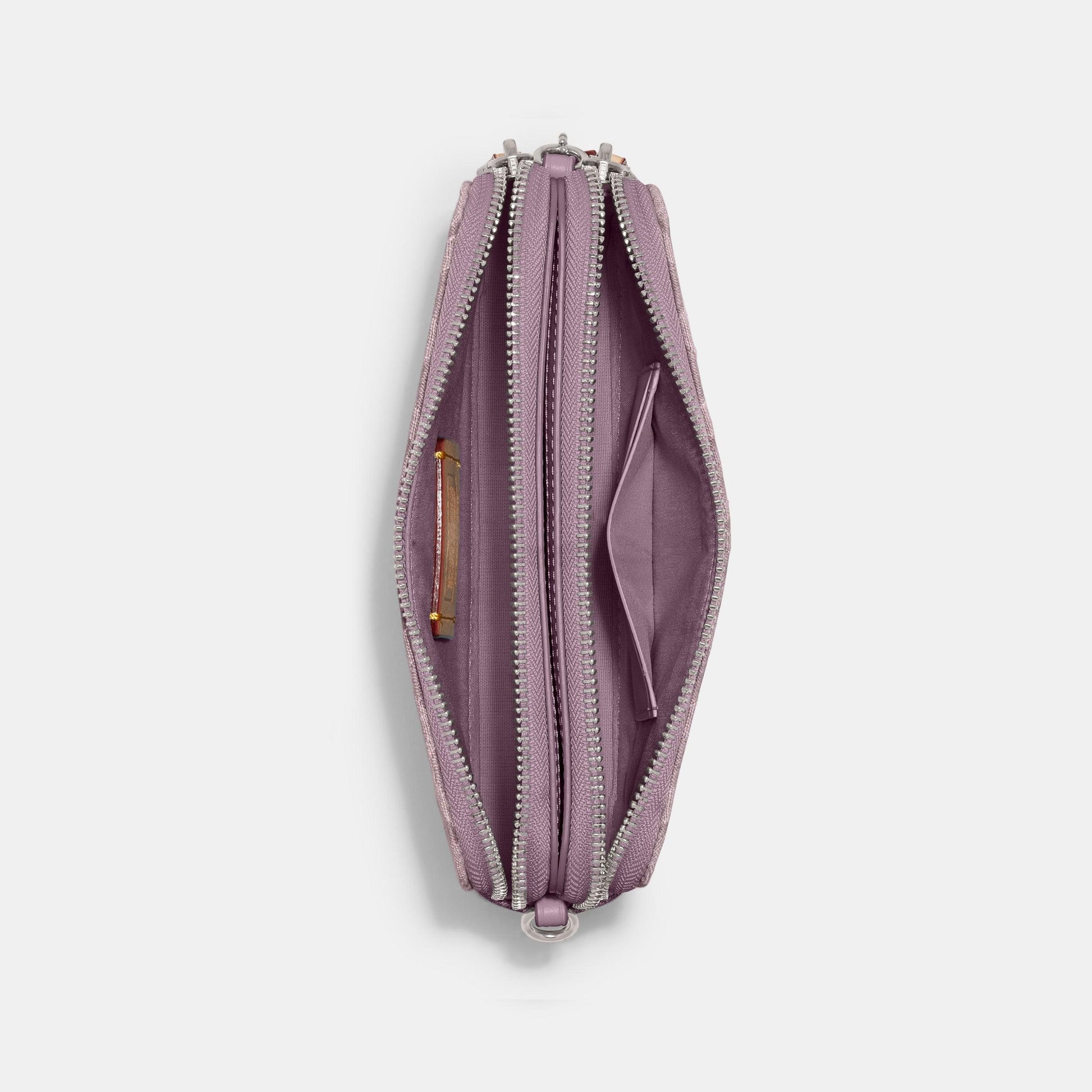 Kira Crossbody In Signature Denim-CK010-Lh/Pale Purple
