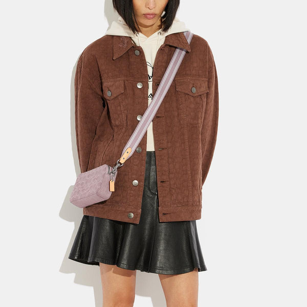 Kira Crossbody In Signature Denim