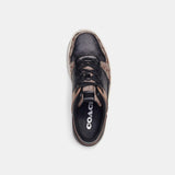 CK556-C201 Sneaker In Signature Canvas-Black/Maple