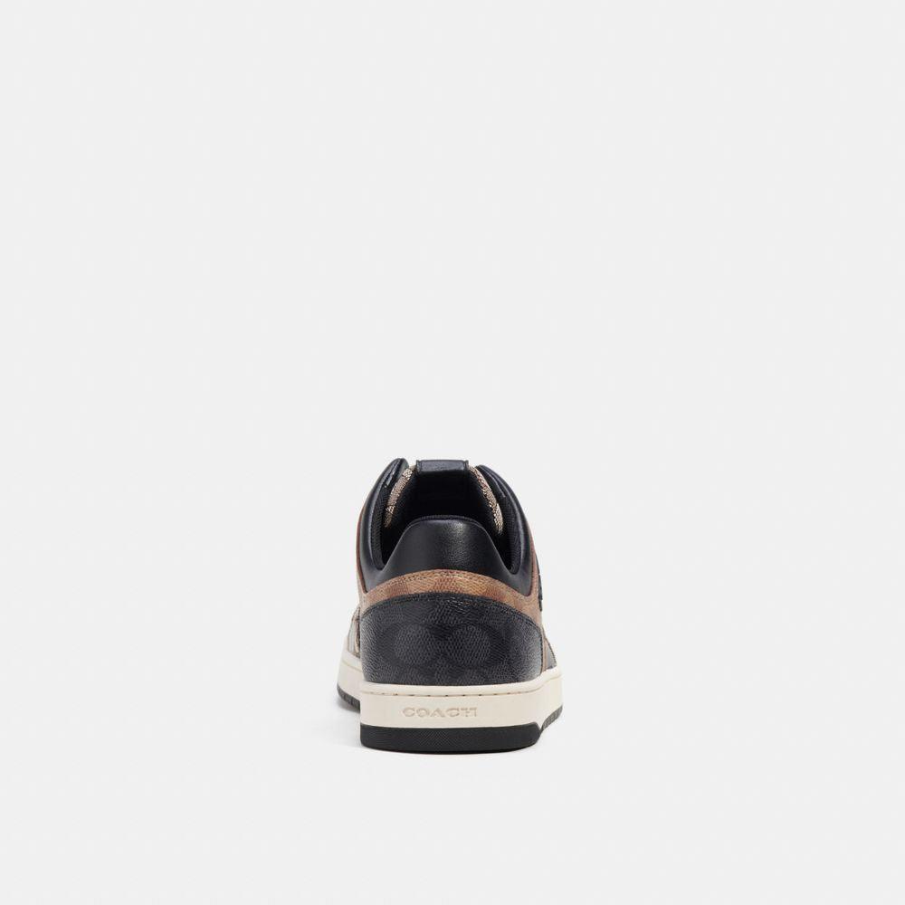CK556-C201 Sneaker In Signature Canvas-Black/Maple