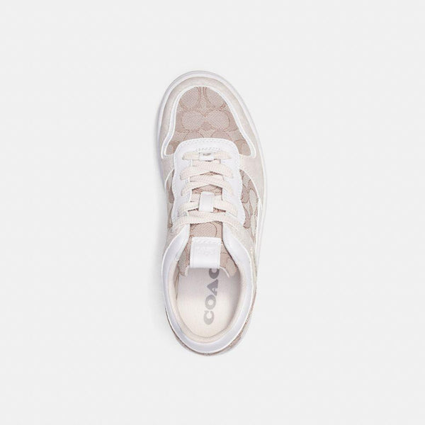 C201 Low Top Sneaker In Signature Jacquard