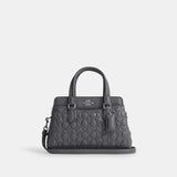 CM050-Mini Darcie Carryall With Signature Leather-SV/Industrial Grey