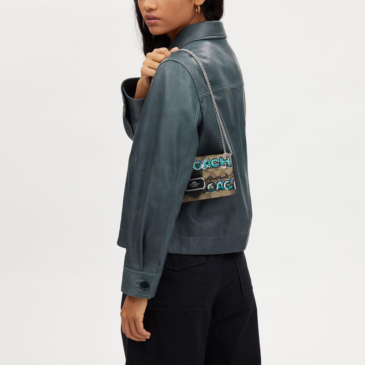 Coach X Mint + Serf Morgan Crossbody In Signature Canvas