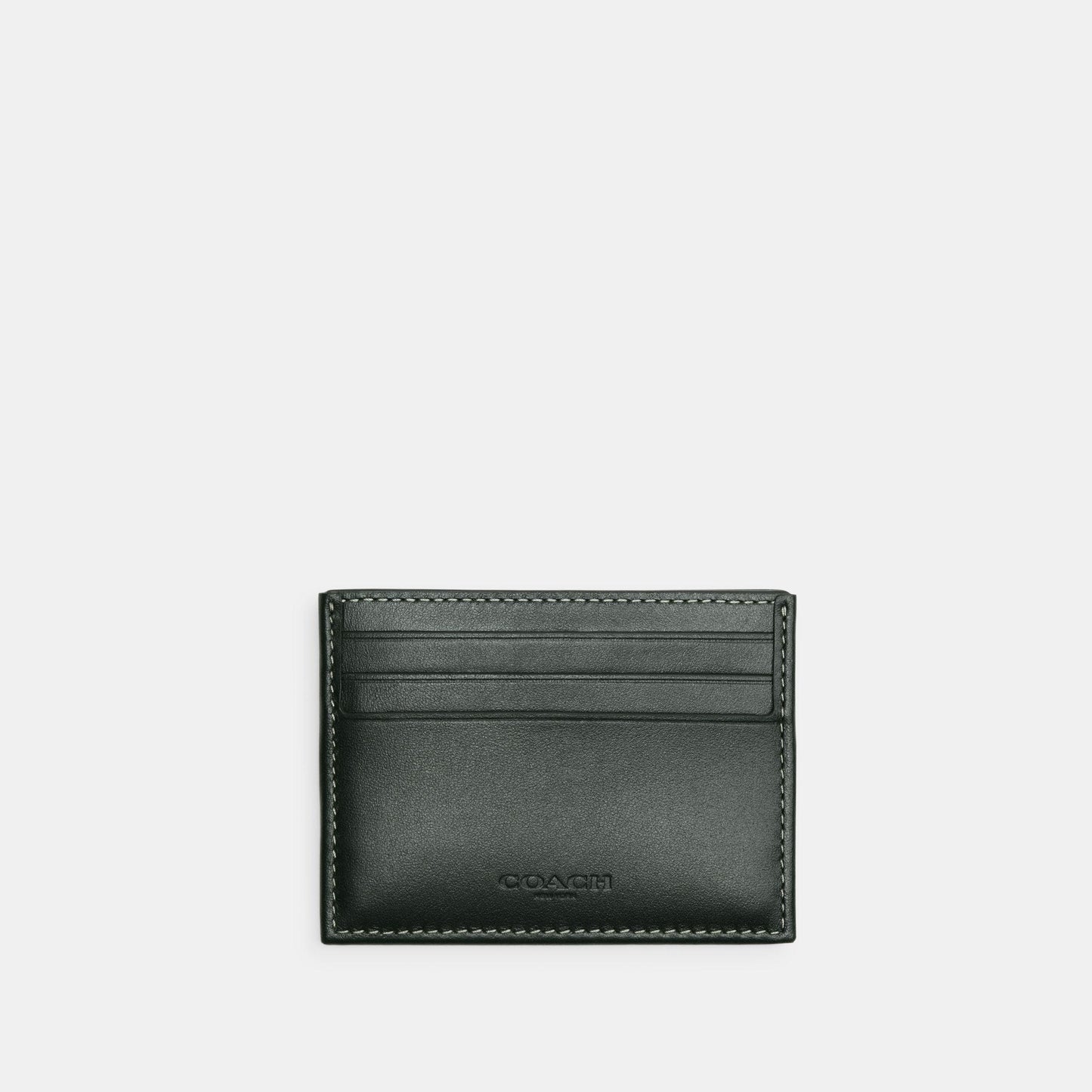 CM381-Card Case In Micro Signature Jacquard-Amazon Green