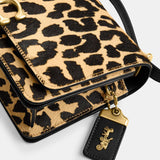 CM515-Bandit Shoulder Bag In Haircalf With Leopard Print-B4/Leopard