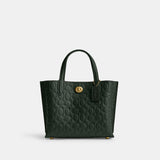 CN056-Willow Tote 24 In Signature Leather-B4/Amazon Green