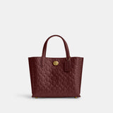 CN056-Willow Tote 24 In Signature Leather-B4/WINE