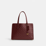 CO670-Carter Carryall 28 In Signature Leather-B4/WINE