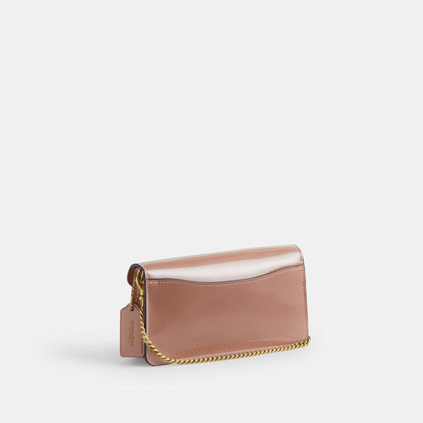 Tabby Chain Clutch In Signature Leather