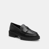 Leah Loafer In Signature Canvas-CP757-Black