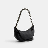Mira Shoulder Bag In Signature Canvas-CQ764-Mw/Charcoal/Black