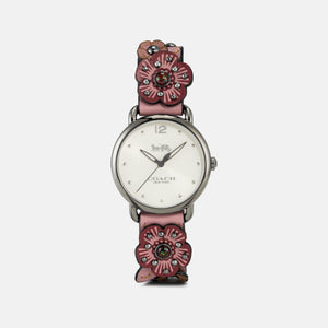 Coach delancey watch on sale with floral applique